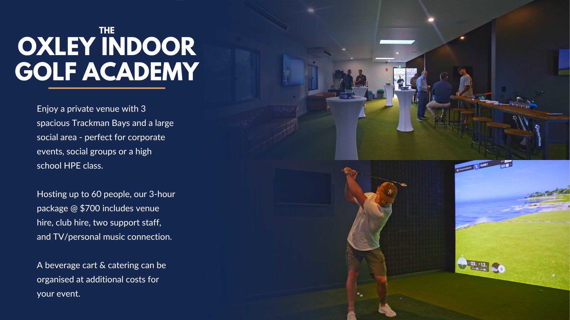 Oxley Indoor Golf Academy Functions
